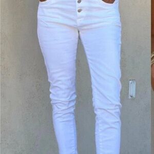 BEVY FLOG AVIV CROPPED BUTTON FLY PANTS